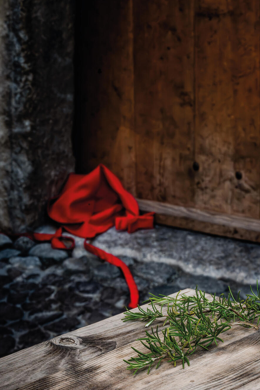 Du und Joe – rotes Tuch und Rosmarin