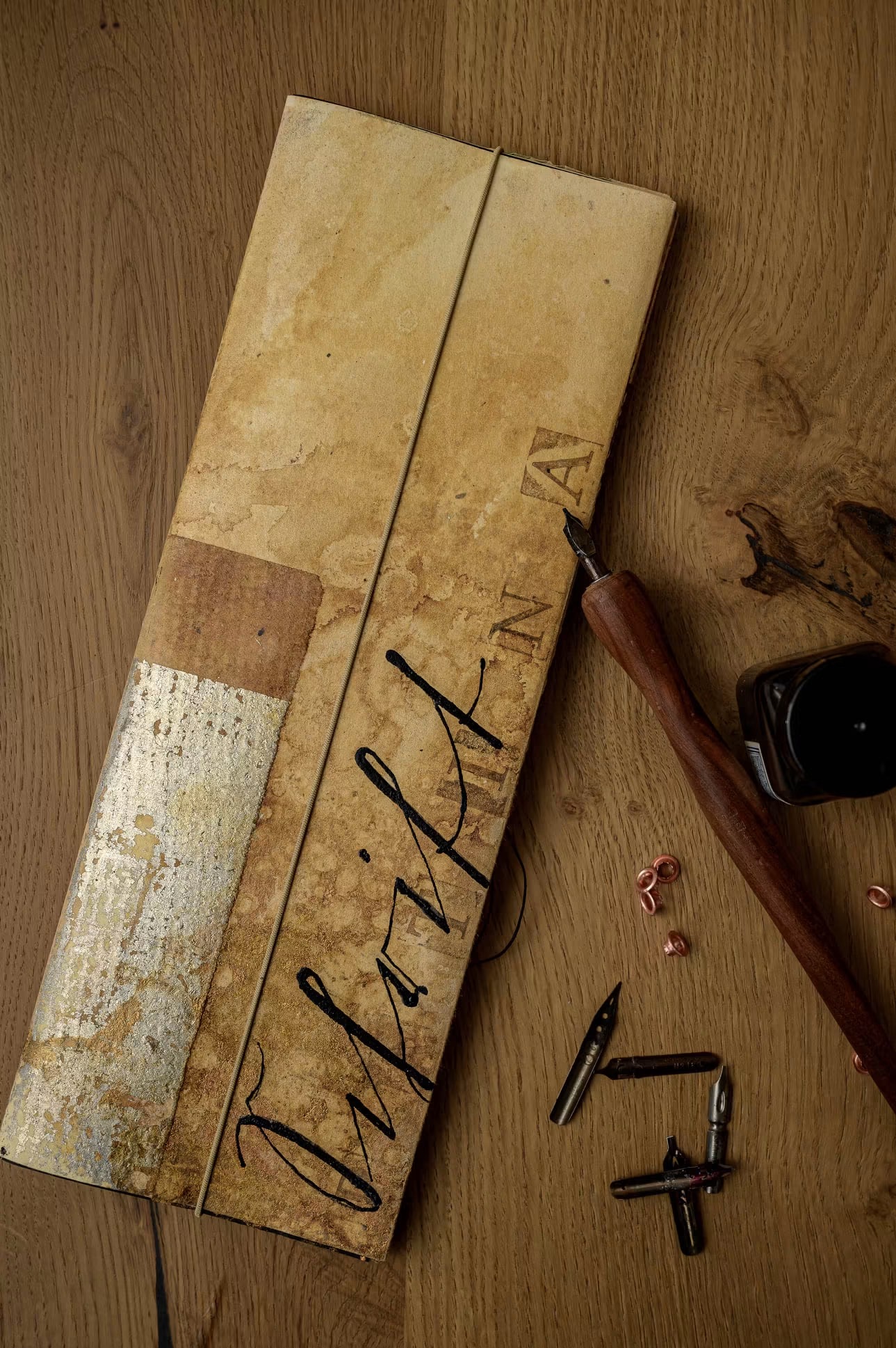 Handgebundenes Buch MALINA