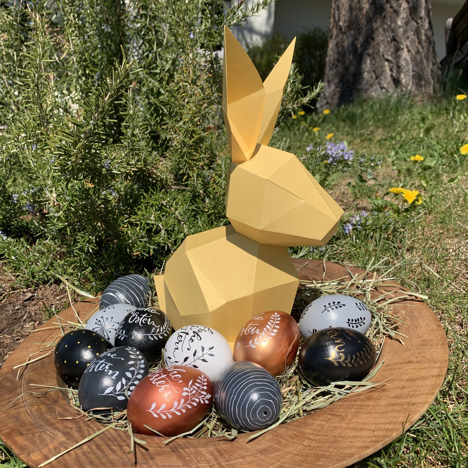 Die großen Ohren des Osterhasen