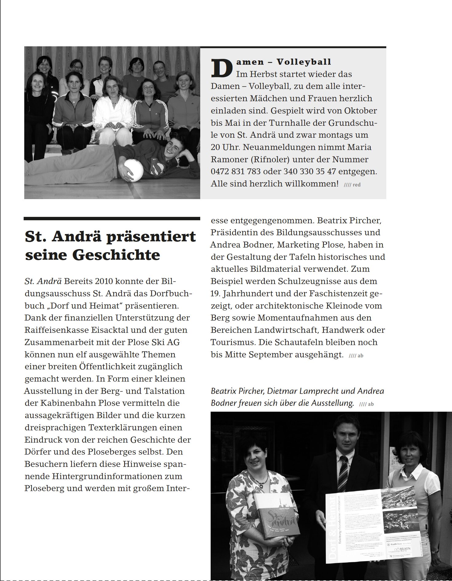 St. Andrä präsentiert seine Geschichte
