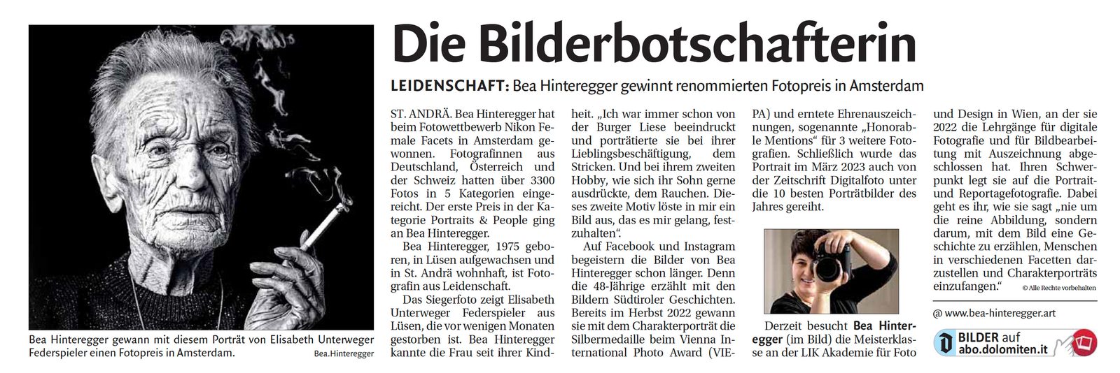 Die Bilderbotschafterin