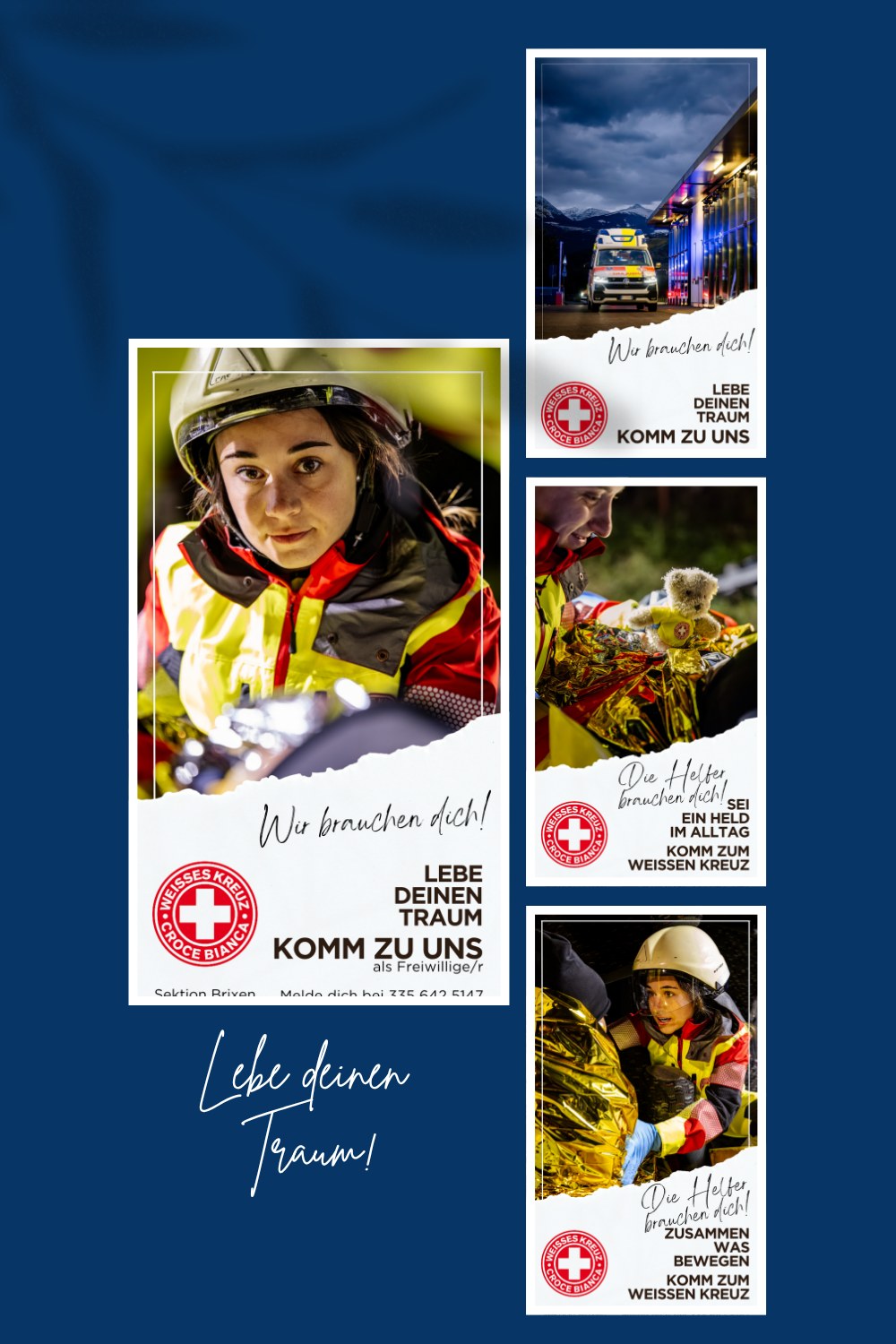 Weißes-Kreuz-Kampagne – Rekrutierungskampagne Sektion Brixen